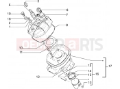 gilera H@k head-cylinder-piston