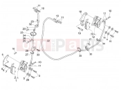 gilera 2007 Nexus 125 Brakes pipes - Calipers