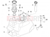 gilera 2007 Nexus 125 Benzin tank