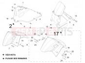 gilera 2007 Nexus 125 Wheel huosing - Mudguard