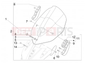 gilera 2007 Nexus 125 szélvédő plexi