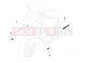 GILERA Nexus 125 Plates - Emblems