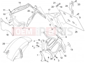 GILERA Nexus 125 Rear cover - Splash guard