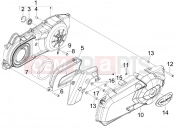 gilera 2008 Nexus 125 ie Crankcase cover - Crankcase cooling