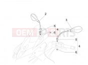 gilera 2008 Nexus 125 ie Driving mirror/s