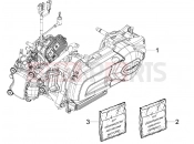 gilera 2008 Nexus 125 ie Engine, assembly