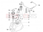 gilera 2008 Nexus 125 ie Fuel tank