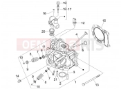 gilera 2008 Nexus 125 ie Head unit - Valve