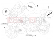 gilera 2008 Nexus 125 ie Plates - Emblems