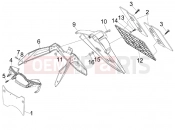 gilera 2008 Nexus 125 ie Rear cover - Splash guard
