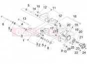 gilera 2008 Nexus 125 ie Swinging arm