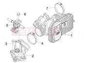 gilera 2008 Nexus 125 ie Throttle body - Injector - Induction joint