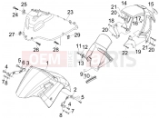 gilera 2010 Nexus 125 ie Wheel huosing - Mudguard