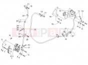 gilera 2006 Nexus 250 Brakes pipes - Calipers