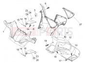 GILERA Nexus 250 kormány burkolat