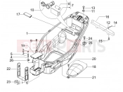 GILERA Nexus 250 sisak tartó - ülés alatt