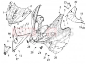 gilera 2006 Nexus 250 SP Front shield