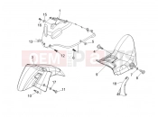 gilera 2006 Nexus 250 SP Wheel huosing - Mudguard