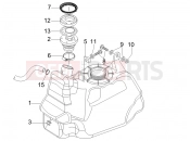 gilera 2007 Nexus 250 SP Fuel tank