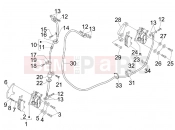 gilera 2008 Nexus 300 ie Brakes pipes - Calipers