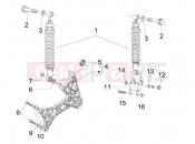 gilera 2008 Nexus 300 ie Rear suspension - Shock absorber/s