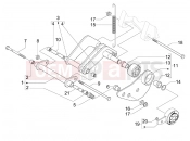 gilera 2008 Nexus 300 ie Swinging arm