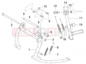 gilera 2009 Nexus 300 ie középállvány