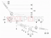 gilera 2011 Nexus 300 ie Handlebars - Master cil.