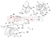 gilera 2011 Nexus 300 ie Wheel huosing - Mudguard