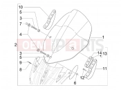 gilera 2011 Nexus 300 ie Windshield - Glass