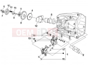 GILERA Nexus 500 Rocking levers support unit