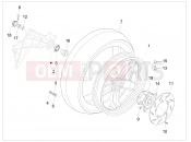 gilera 2008 Nexus 500 Rear wheel