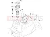gilera 2009 Nexus 500 Fuel tank