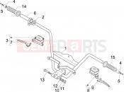 gilera 2009 Nexus 500 Handlebars - Master cil.