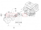 GILERA Nexus 500 Cylinder-piston-wrist pin unit