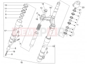 GILERA Nexus 500 Fork/steering tube - Steering bearing unit