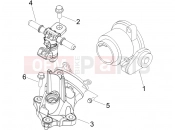 GILERA Nexus 500 Throttle body - Injector - Induction joint