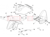 GILERA Nexus 500 Wheel huosing - Mudguard