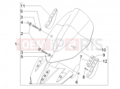 GILERA Nexus 500 Windshield - Glass
