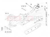 gilera 2011 Nexus 500 Silencer