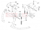 gilera 2011 Nexus 500 középállvány