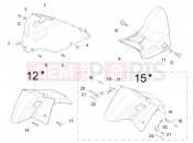 gilera 2006 Nexus 500 SP Wheel huosing - Mudguard