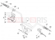 gilera 2007 Nexus 500 SP Handlebars - Master cil.