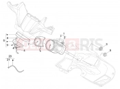 gilera 2007 Nexus 500 SP Meter combination - Cruscotto