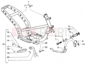 gilera Runner 125 VX 4T chasis-central stand