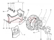 gilera Runner 125 VX 4T hátsó kerék