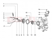 gilera Runner 180 FXR 2T cylinder head and induction pipe