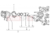 gilera Runner 180 FXR 2T Cylinder-piston-wrist pin, assy