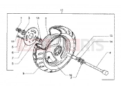 gilera Runner 180 FXR 2T első kerék