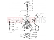gilera Runner 200 VXR 4T Carburettor